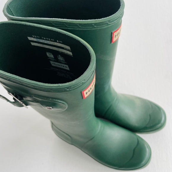 Kids green hunter boots - Picture 3 of 5